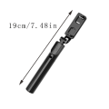 Miniatyrbillede 3 af 4: Mobiltelefon Bluetooth Selfie Stick Tripod Uden Lys Sort
