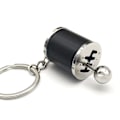 Miniatyrbillede 1 af 5: Gear Nøglering Skifter Nøglering Nøglering, Mini Bil Gearskifte Stang Knop Nøglering, Bil Nøgle Fob Nøglering Tilbehør (Sort)