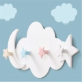 Miniatyrbillede 2 af 5: Cloud Væghængt Limkrog Badeværelsesvæghængt Stærk Krog (1 stk) Botao