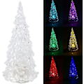 Miniatyrbilde 4 av 5: Nyhet Klar Led Blinkende Juletre Bordlampe Dekorasjon (transparent 1 stk)
