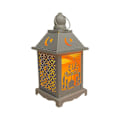 Pikkukuva 1 / 5: Tyylit 2 Taottu Rauta Retro LED Tuulilyhty Riippuva Lyhty Koriste Deko Tyylit 2
