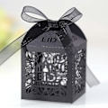 Miniatyrbilde 3 av 5: 100 stk Godteriboks Hule Måne Ramadan Gaveboks Lykkelige Helligdager Forbruksvarer Beige gull