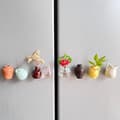 Miniatyrbild 5 av 5: Mini Vase Refrigerator Magnets (6-pack) – Magnetic Design – Ceramic Material – Refrigerator Decor – Unique Gift for Office and Kitchen – Spring Feeling