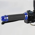 Miniatyrbillede 2 af 5: Motorcykelgreb 2 stk. Motorcykelgreb Hånd Aluminium Legering Gummi Pedal Biker Scooter Styr Blødt Dæk Greb Greb Modifikation Tilbehør
