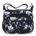 Miniatyrbillede 5 af 5: Nylon Blomster Multi-lomme Crossbody Taske til Kvinder Rejsetaske Style 5