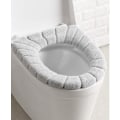 Miniatyrbillede 2 af 5: 3 stk. Toiletklap, Toiletklap Betræk Pude Badeværelse Blød og Varmt Vaskbar Betræk Puder Universal O-formet Toiletklap Betræk