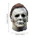 Miniatyrbillede 2 af 4: Michael Myers Maske, Latex Michael Myers Gysermaske, Halloween Ends Maske Michael Myers Morderkostume