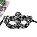 Miniatyrbild 4 av 5: Färgglad Spetsmask Mjuk Spetsmask Halloween Maskeradmask Spetsögonmask Halv Ansikte Färgglad