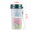 Miniatyrbillede 3 af 5: Bærbar Blend-er, Personlig Mini Flaske Rejse Elektrisk Smoothie Blend-er Maker Frugt Juicer KopGree Green
