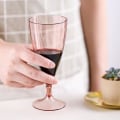Pikkukuva 4 / 5: 6-osainen setti (5 viinilasia + 1 viinipullon säiliö) Matkalla kannettava samppanjalasiseti, ihanteellinen piknikille, uima-altaalle, grillille, puutarhaan  Pesu Pink