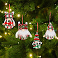 Miniatyrbillede 4 af 5: Plush Juletræspynt Juletræspynt Plush Nisse Vedhæng Charm