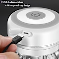 Miniatyrbild 2 av 5: Mini Elektrisk Vitlöksmalare Bärbar Matpress Hackare Kryddkvarn