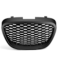 Miniatyrbillede 2 af 4: Glans/mat Sort Front Honeycomb Grill Mesh Badgeless Grille Til Seat Leon Mk2 1p Altea Toledo Mk3 2004-2009 Front Bumper Gri Glossy Black
