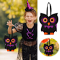Miniatyrbillede 1 af 5: Halloween Slikposer, Halloween Genanvendelige Ikke-Vævede 3D Toteposer, Halloween DIY Indkøbsposer, Halloween Party Favors