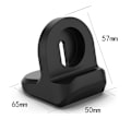 Miniatyrbillede 2 af 5: Opladerstativ til silikoneopladerstativ Dock Holder skridsikker base til Smart Watch Charge Charger Bracket Integreret