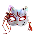 Miniatyrbild 1 av 5: Glitter Mask LED Räv Mask Halloween Rekvisita Pojkar Flickor Maskeradfest FestivalB4