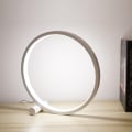 Miniatyrbillede 4 af 5: Sengelamper med Berøringsstyring, Dæmpbar Cirkel Bordlampe, Moderne Ring Skrivebordslampe, USB Natbord Dekorativ Lys til Læsning Soveværelse og Kontor