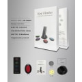 Miniatyrbilde 5 av 5: Anti-tapt objekt- og nøkkelfinner, trådløs nøkkelfinner, 4 mottakere og 1 sender med LED-lommelykt og baseholder for å finne