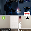 Miniatyrbillede 3 af 5: Trådløs WiFi Dørklokke Smart Videotelefon Visuel Intercom Dørklokke Sikkerhedskamera Sølv