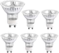 GU10 35W Halogen Bulbs 6-pack, Dimmable Warm White Spotlight