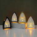 Miniatyrbillede 2 af 5: Sorte 2023 Festpynt Børnegave Al-adha Ornament LED Vindlanterne Sort