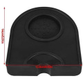Miniatyrbillede 5 af 5: Kaffematte Anti-Slip Multifunktionel Tykkelse Anti-Slip Slidstærk Station Anti-Slip Matte Holder Silikon Espresso Matte (Sort)