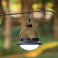 Miniatyrbild 4 av 5: LED Tältlampa - 3 Ljusstyrkenivåer, Batteridriven, Vikbar Krok med Karbinhake, Perfekt för Utomhuscamping, Baldakin, Strömavbrott
