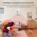 Miniatyrbillede 4 af 5: Smart Life For Tuya Smart Wifi Infrarød Detektor Bevægelsessensor Alarm Tuya AppHvid