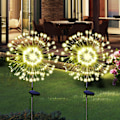 Miniatyrbild 3 av 5: 2 st Solenergilampor, Plug-in Fairy Light, Jul, Bakgrund för Inomhus Utomhus Sovrum Fönster Bröllopsfest Dekoration