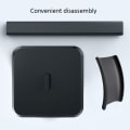 Miniatyrbild 3 av 5: 2 st Hörlursställ Headset Hållare Hörlursställ med Aluminium Stödstag Flexibel Huvudstöd ABS Solid Bas för Alla