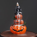 Miniatyrbillede 4 af 5: Spøgelsesgræskar Backflow Røgelse, Røgelseholder, Harpiks Gotisk Til Halloween Jul Fødselsdag Gave
