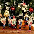 Miniatyrbillede 5 af 5: Nøddeknækker Julepynt Træ Nøddeknækker Soldater Sæt Jule Nøddeknækker Pynt Til Juletræet