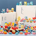 Miniatyrbilde 4 av 5: Treleker med dyr og frukt for barn - Perler, sensorisk læring, utdanning, gave, 14 deler