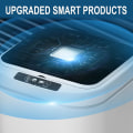 Miniatyrbild 5 av 5: 15l Smart Soptunna Automatisk Sensor Soptunna Elektrisk Avfallstunna Vattentät Soptunna För Kök B White