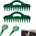 Planter - 4 Pieces - Garden Tools - Garden Seed Dibber Drill Spacer - Bottom 12 Holes - Spacers