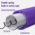Miniatyrbild 4 av 5: Träningshopp Collapsible Hoop med mjuka fjädrar för viktminskning Hula Hoops