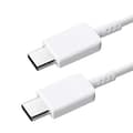 Miniatyrbillede 3 af 8: Type C til Type C-kabel PD Hurtigopladning Fleksibel Type C-datakabel til Android til Note 10-telefon 1 m Hvid_tfrf