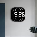 Miniatyrbild 2 av 4: Black White Lamp Type Countdown Wall Clock, Acrylic LED, 12/24 Ho