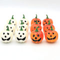 Miniatyrbillede 2 af 5: 6/12 Styk Mini Halloween Kunstig Skum Grøntsagspumpekin Simulation DIY Håndværk Hjem Fødselsdagsfest Bryllup Dekoration Forbrugsvarer Gul 6 Hvid 6