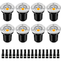 Miniatyrbild 1 av 5: Lågspännings landskapsbelysning LED brunnslampa 3W 12V-24V marklampa IP67 vattentät lågspännings landskapsbelysning golvbana