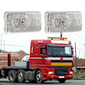 Miniatyrbillede 2 af 5: 2 stk. Lastbil LED Solskærm Lys LED Sidemarkørlys Kupellys Kompatibel med Lastbil PREMIUM 501035792