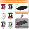 Pikkukuva 5 / 5: KitchenAid-sekoittimen liukumatto Artisan-sekoittimen, tehosekoittimen ja muiden pöytälaitteiden liukumatto, kumimatto 4,5-5 L/6-8 L laitteille, punainen reunus