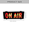 Miniatyrbillede 4 af 4: Hjemmedekoration Broadcast Advarselsskilt Studio Arbejde Advarselslys Luftlysboks Skilt Assorteret Farve
