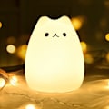 Miniatyrbillede 1 af 5: Natlampe, søde dyr LED-lampe, gave til børn og voksne til soveværelse, fødselsdage, jul, Valentinsdag.