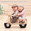 Miniatyrbillede 1 af 4: Pynt Pynt (Motorcykel) Bord Pige Håndværk, Bryllupsgave