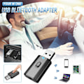 Miniatyrbillede 2 af 5: USB Bluetooth Adapter Bil Audio Modtager Bluetooth Sender Håndfri Opkald 5.0 Bluetooth Modtager