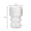 Miniatyrbild 3 av 5: Transparenta Hydroponiska Små Krukor för Växter, Inomhus Vardagsrum Desktop Transparent Hydroponisk Pl