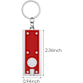 Miniatyrbillede 3 af 5: 12 stk. Mini LED Nøgleringe Nøglering Lommelygte Lille Hundekravelys I Assorterede Farver Lommelygte Bærbar Nøglering Til Udendørs Campingudstyr