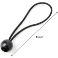 Miniatyrbillede 3 af 5: 12 Pak Sort Tarp Bungee-Bolde til Banner, Presenninger, Pavilloner, Telte, Bungee Telthakker, Presenningholder, Flagstænger.