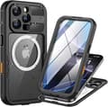 iPhone 16 Pro Case, Waterproof, iPhone 16 Pro Phone Case, IP68, Waterproof, Protective Case with MagSafe, 360 Outdoor Case, Shockproof, Dustproof